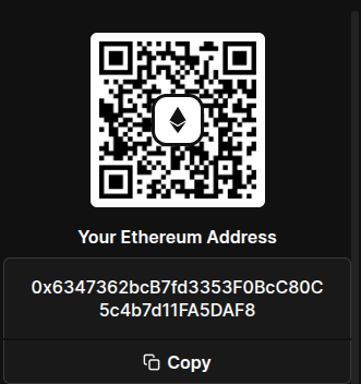 Scan QR to pay ETH